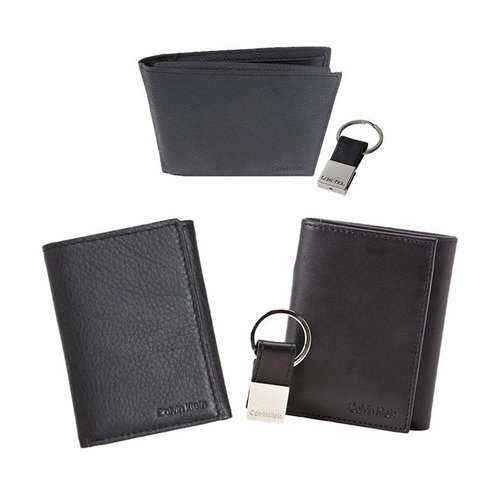 Calvin Klein Leather Wallet & Key Fob Set—$12.99 Shipped!