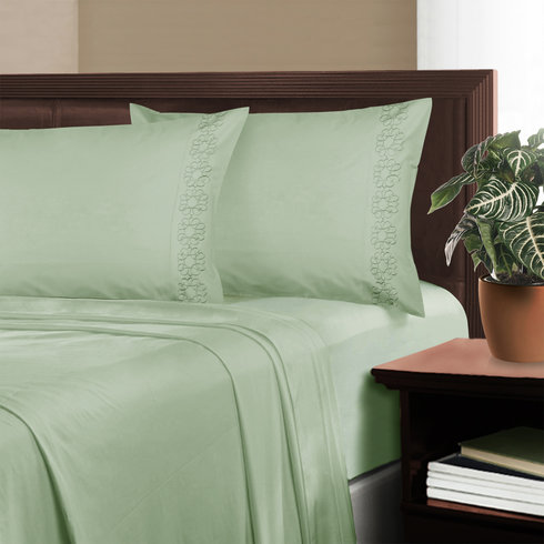 6-pc Ultra Soft Deep Pocket Embroidered Sheet Set Only $7.99 Shipped! (Full Size Only)