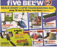 Five Below Black Friday 2015 Ad