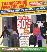 Modell’s Black Friday 2015 Ad