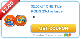 Four New Tide Coupons Worth $6.50!