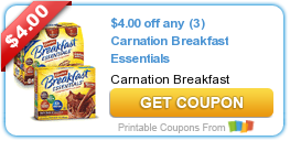 Coupons: Always, Carnation, Pledge, Kellogg’s, and Coty