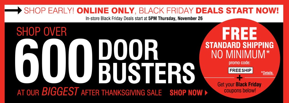 Bon-Ton Early Black Friday Sales Start NOW + FREE Shipping! (Online Only)