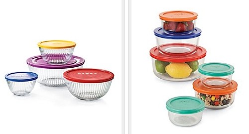 Pyrex 8 or 12 pc Glass Bowl With Lids Sets Only $9.97 Shipped After $10 Rebate!