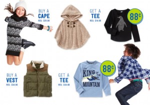 BOGO for 88¢ at Crazy 8 + FREE Shipping!