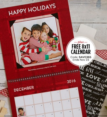 FREE 8×11 Shutterfly Calendar | Just Pay Shipping ($7)