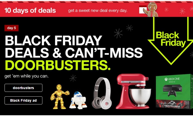 Target Black Friday Sale is LIVE Online!