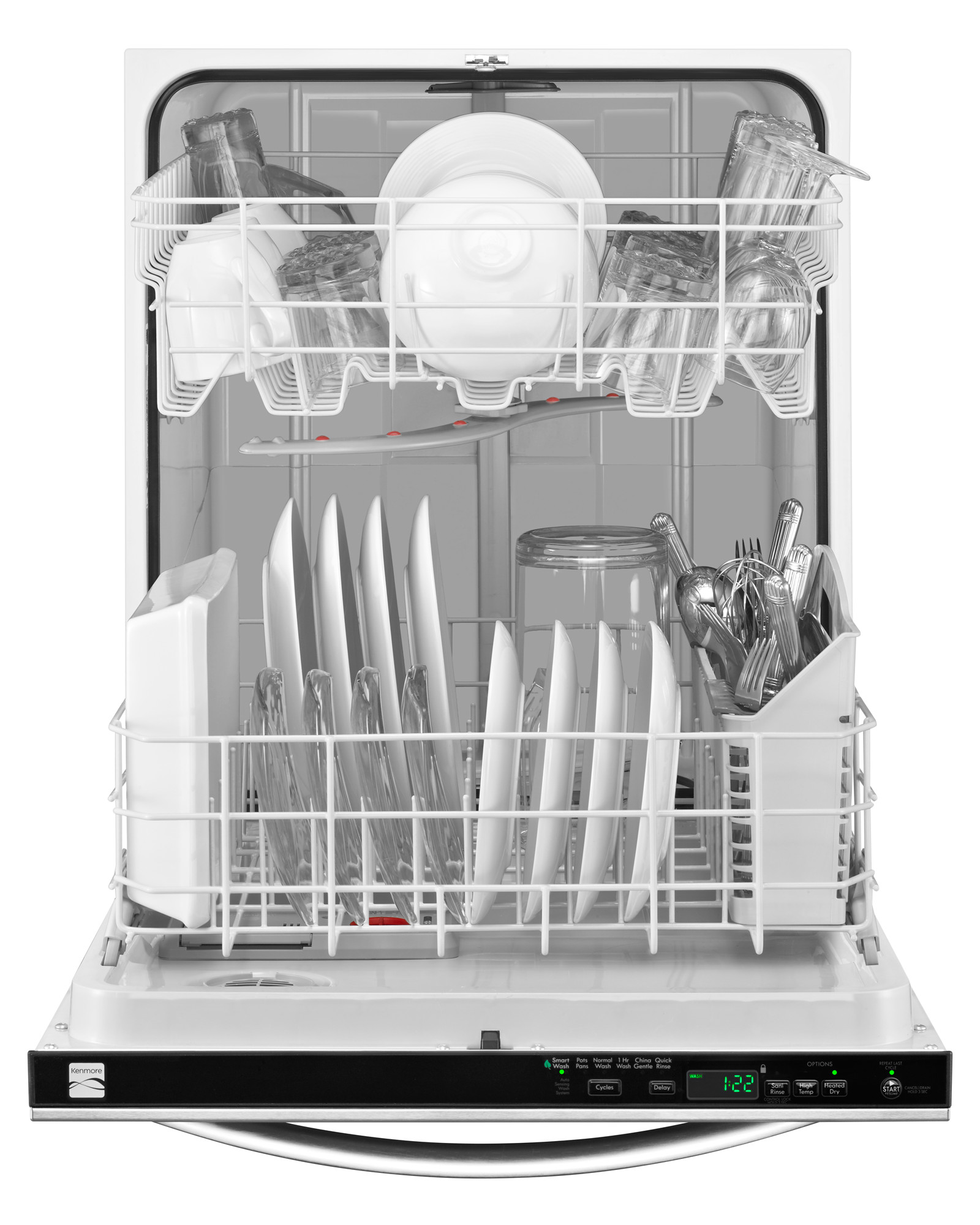 Kenmore 24″ Built-In Dishwasher w/ HE SmartWash Cycle—$297.49