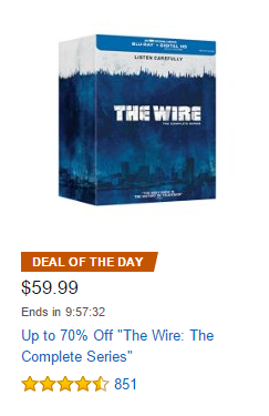 70% Off The Wire: Complete Series! Today Only!!