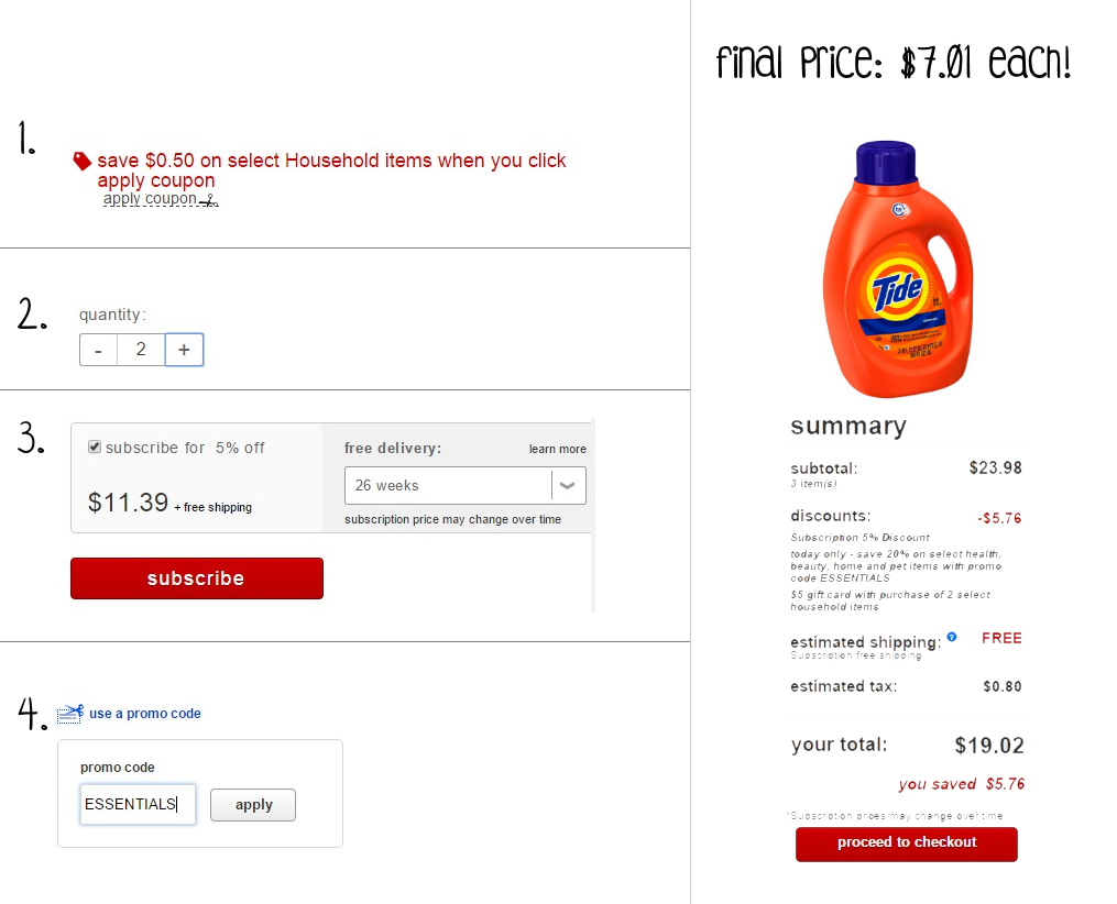 100 oz Tide for $7.01 Shipped After Target Gift Card!