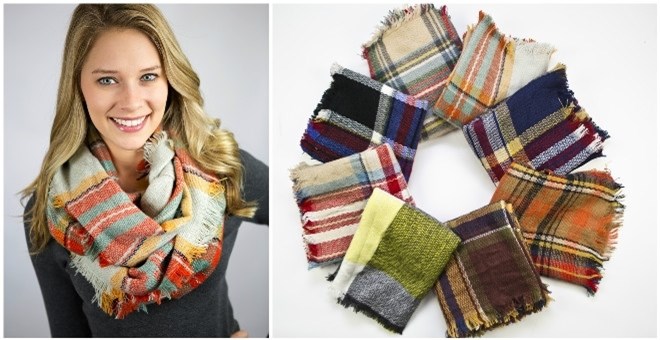 Infinity Blanket Scarf Clearance – 13 Styles – $6.97!