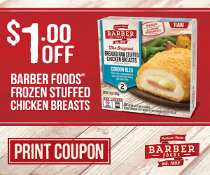 STOP & SHOP: Barber Foods Stuffed Chicken Breast Only $2.99 After Coupon