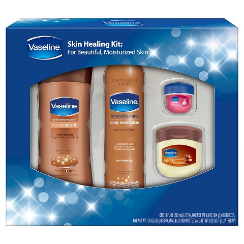 Two Vaseline Cocoa Radiant Holiday Gift Sets $6.99 Each + $5 Gift Card! Two Vaseline Cocoa Radiant Holiday Gift Sets $6.99 Each + $5 Gift Card!