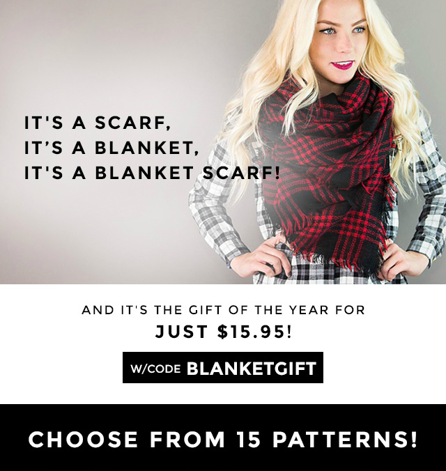 Plaid Blanket Scarves Just $15.95 Shipped! Plaid Blanket Scarves Just $15.95 Shipped!