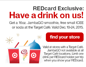Free Smoothie, ICEE or Soda for Redcard Holders at Target!