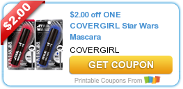 Coupons: Star Wars Mascara and Ready Meals
