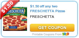 Coupons: Freschetta, Pagoda, Edwards, Tony’s, Red Baron, Oral-B, Crest, and Maybelline