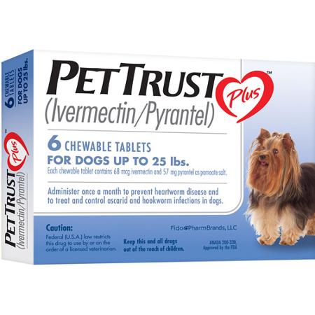 New $8 PetTrust Plus Chewable Heartworm Tablets for Dogs!