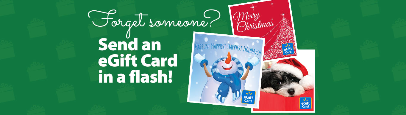 Still Time for Walmart eGift Cards!