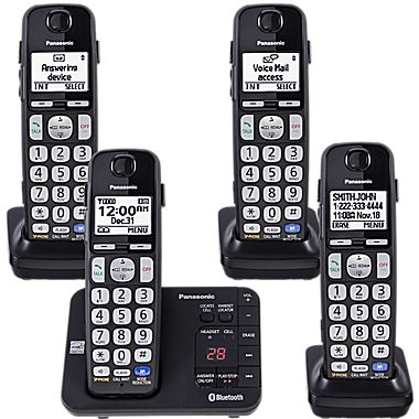 Panasonic Link to Cell 4-Handset Phone Only $59.99! (Reg $119.99)