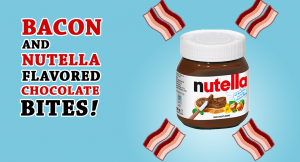 FREE Sample of Nutella Bacon Bites!