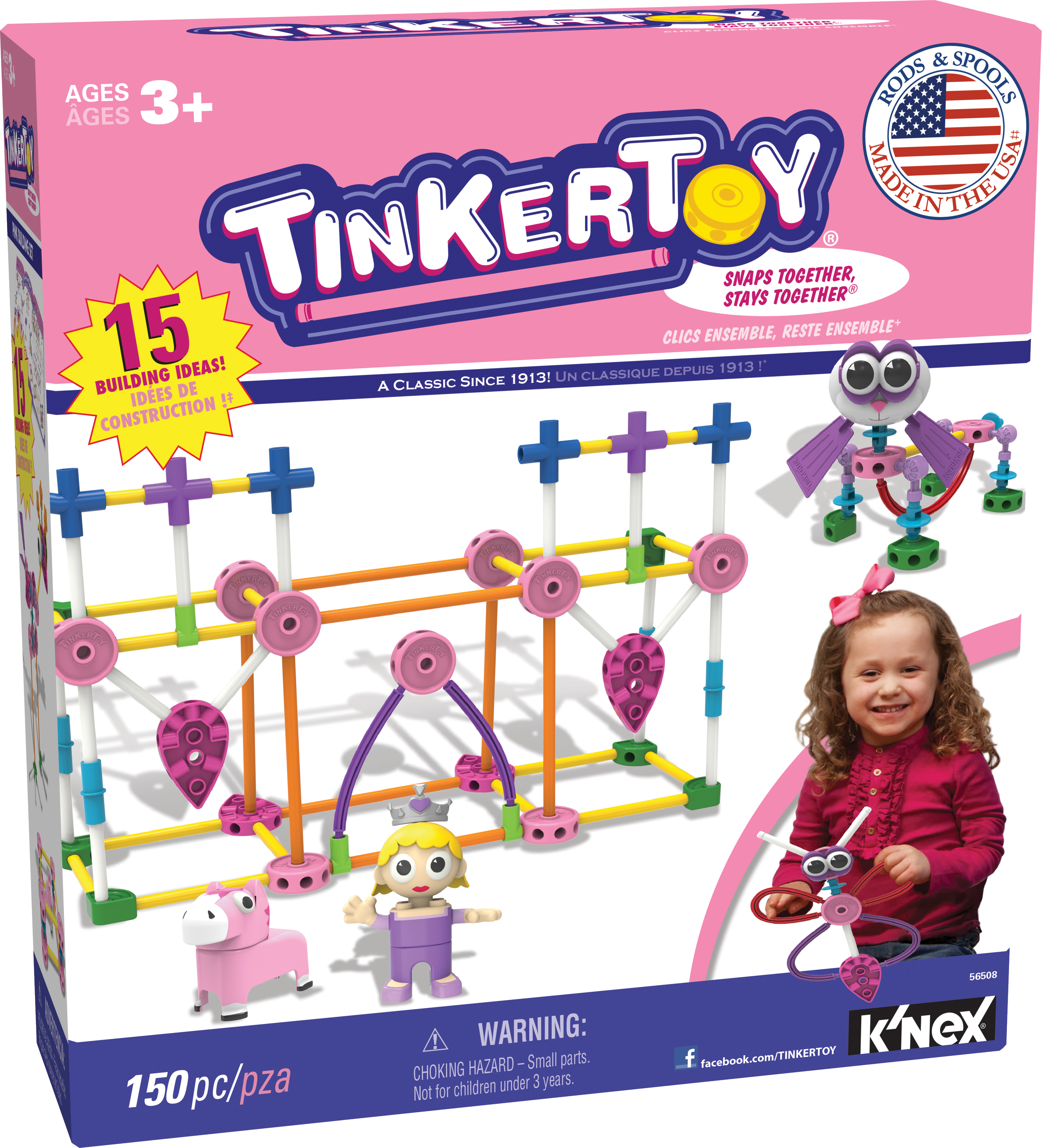 Tinkertoy Pink Building Set Only $24.99!