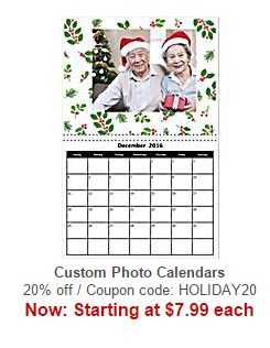 Custom Photo Calendars Now Only $7.99 From Staples | Next Day Pickup