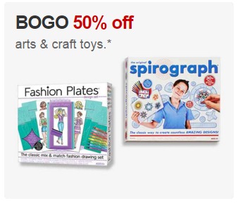 Arts & Crafts Toys BOGO 50% Off at Target!