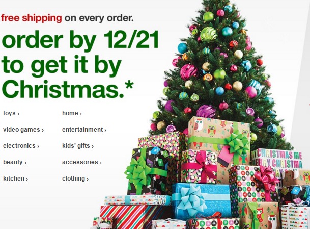 Still Time to Get Target Orders In Time for Xmas | FREE Shipping!