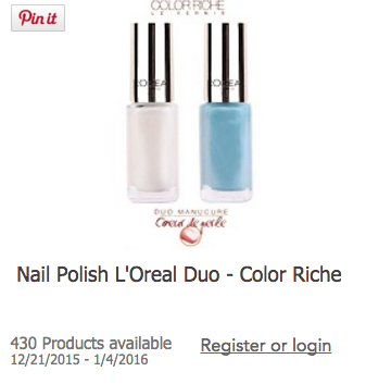 New Toluna Test Product | Possible FREE L’Oreal Color Riche Duo Nail Polish!