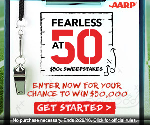Enter the Fearless at 50 Sweepstakes for a Chance to Win $50 – $50,000!