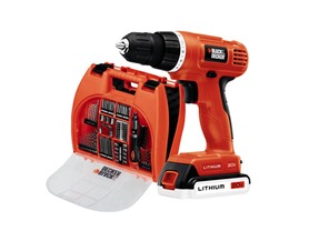 BLACK & DECKER 20V MAX Lithium-Ion Drill Kit – $62.99!