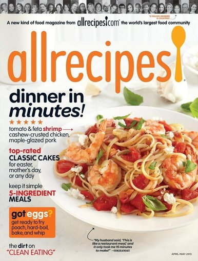 AllRecipes Magazine Only $5.99 per Year!