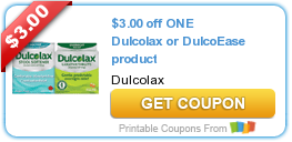 $6 Worth of New Dulcolax Coupons!