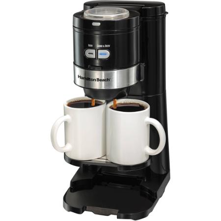 Hamilton Beach Single Serve Grind and Brew Coffee Maker—$29.88