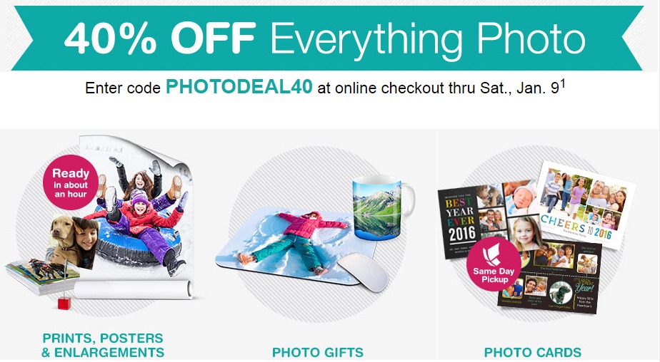 *LAST DAY* 40% Off Everything Photo at Walgreens!