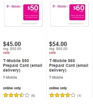 Save on T-Mobile Prepaid Phone Cards at Target!