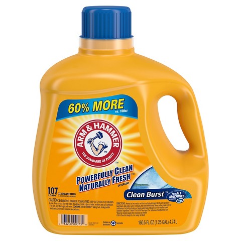 TARGET: Arm & Hammer Laundry Detergent Only $4.50! (160.5 oz or 62 ct Packs)