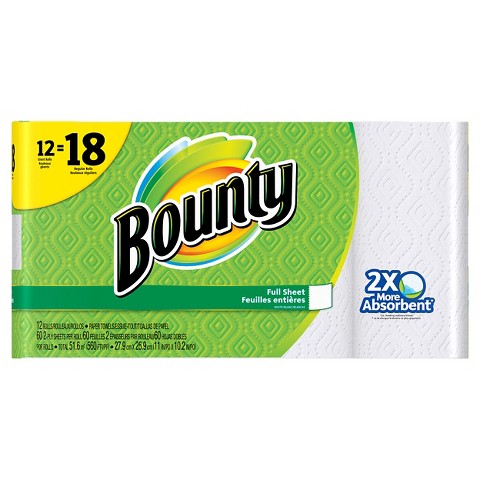 TARGET: Bounty Giant Roll Paper Towels Only 87¢ Each! (Starting 2/14/16)