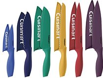 Cuisinart 12 Piece Color Knife Set with Blade Guards, Jewel Colors – $19.99!