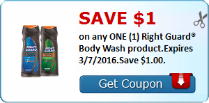 New SavingStar eCoupons for Right Guard, Dove, and got2be New SavingStar eCoupons for Right Guard, Dove, and got2be
