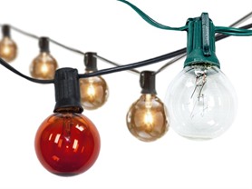 Party Light Series 25-Ft String Lights & Clear Bulbs – $15.99!