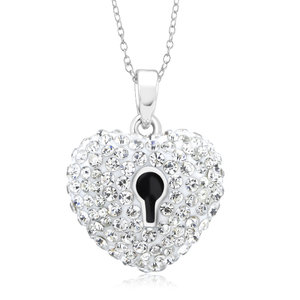 Designer Inspired Heart Lock Necklace – $7.99! Free shipping!