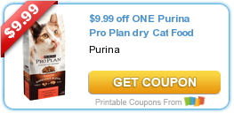 New Coupons for $10 Off Purina Pet Food!
