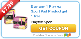 BOGO Free Playtex Pads Coupon!