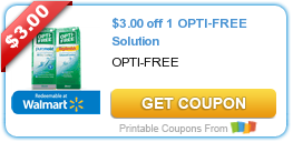 Two New High Value Opti-Free Coupons | Save Up to $8!