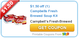Soup In K Cups! Save $1.50 on Campbell’s Fresh Brewed Soup Kit!
