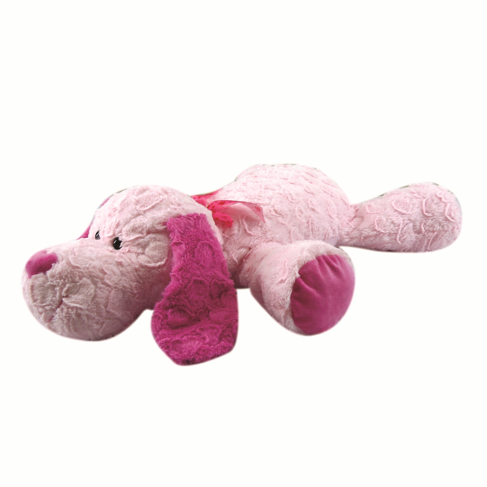 34″ Lying Plush Dog With Heart Pattern Only $12.49!