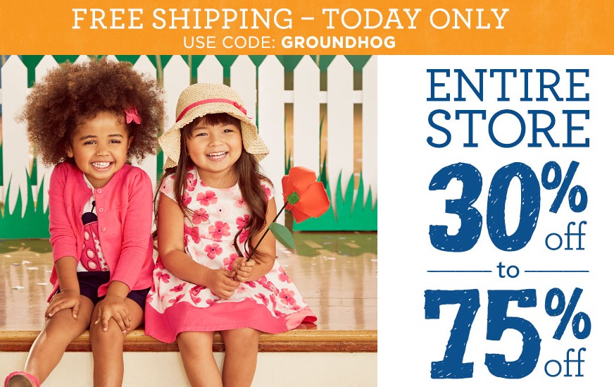 FREE Shipping on All Gymboree Orders!