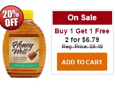 BOGO Free Honey at Puritan’s Pride | Organic, Clover Blossom, and Orange Blossom! BOGO Free Honey at Puritan’s Pride | Organic, Clover Blossom, and Orange Blossom!